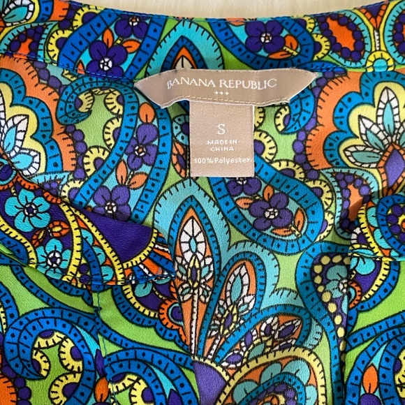 🌿Host Pick🌿Banana Republic Paisley Blouse - Picture 9 of 9